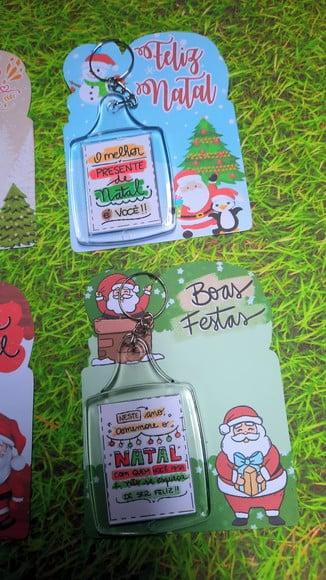 Card com Chaveiro- Mimo de Natal