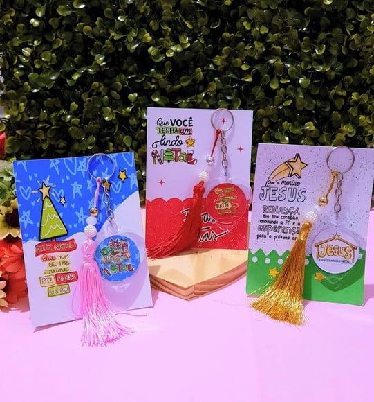 Card com Chaveiro- Natal