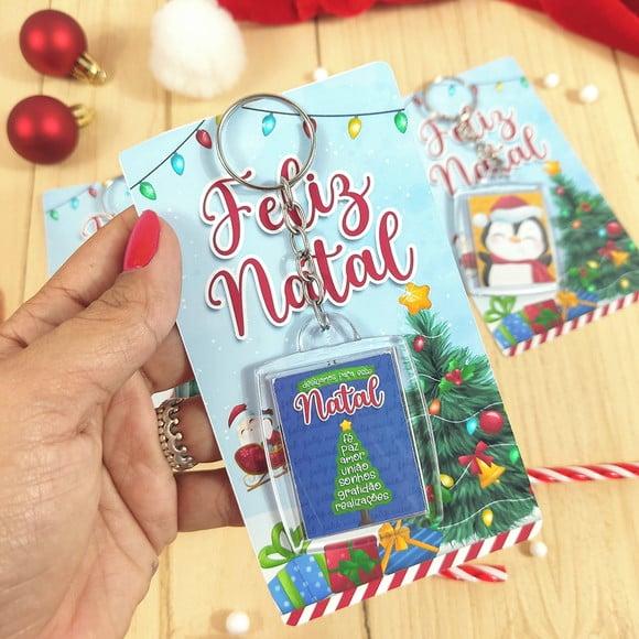 Card com Chaveiro- Natal