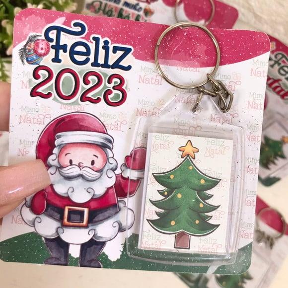 Card com Chaveiro- Natal