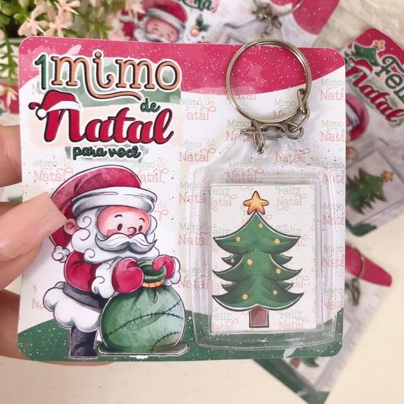 Card com Chaveiro- Natal