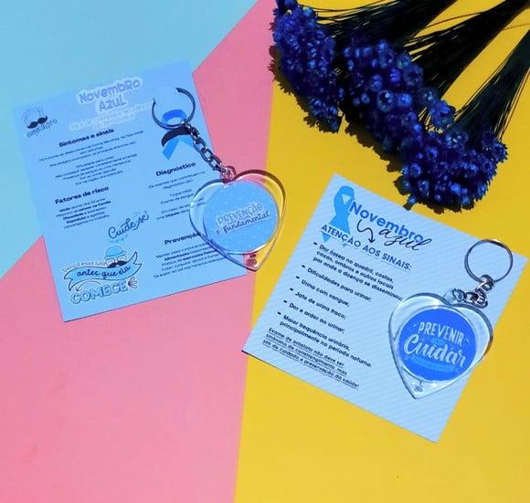 Card com Chaveiro- Novembro Azul