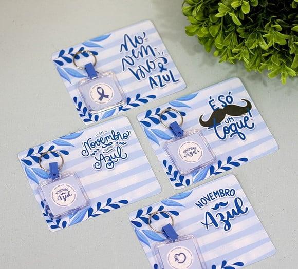 Card com Chaveiro- Novembro Azul