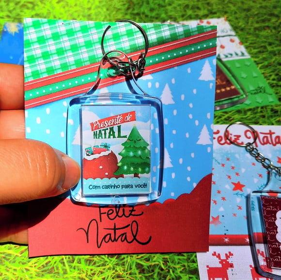 Card com Chaveiro- Natal