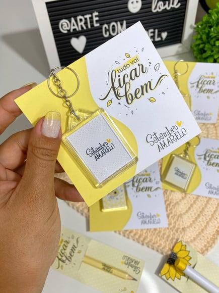 Card com Chaveiro- Setembro Amarelo