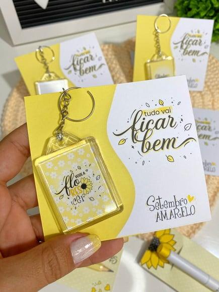 Card com Chaveiro- Setembro Amarelo