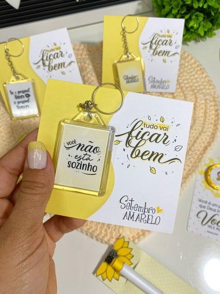 Card com Chaveiro- Setembro Amarelo