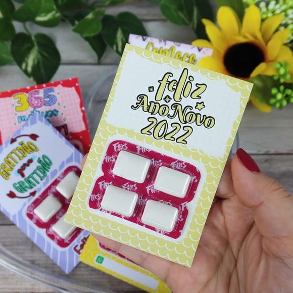 Card com Chiclete- Ano Novo 2024
