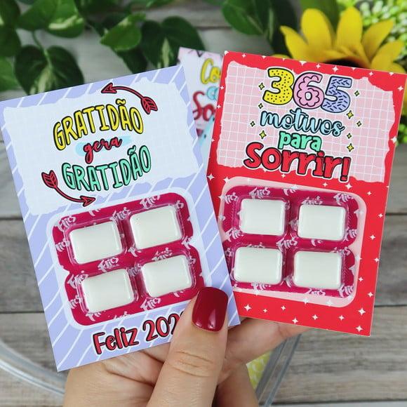 Card com Chiclete- Ano Novo 2024