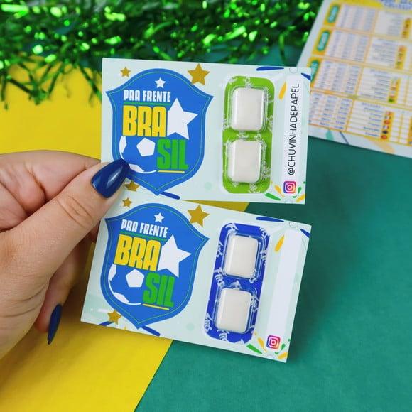 Card com Chiclete- Copa do Mundo