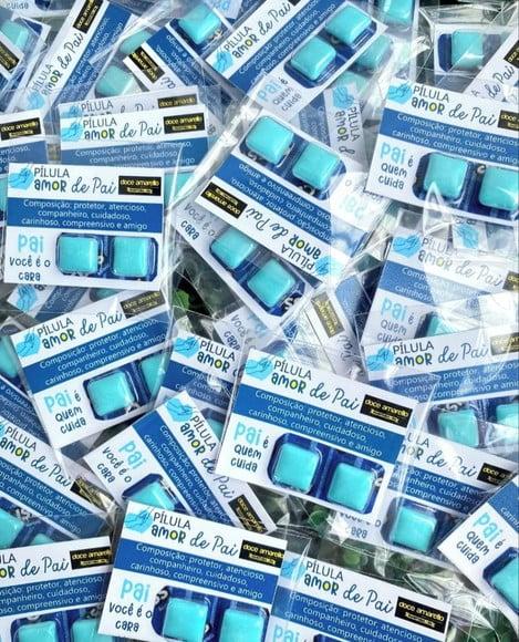 Card com Chiclete- Dia dos Pais
