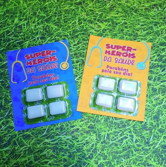 Card com Chiclete- Enfermagem
