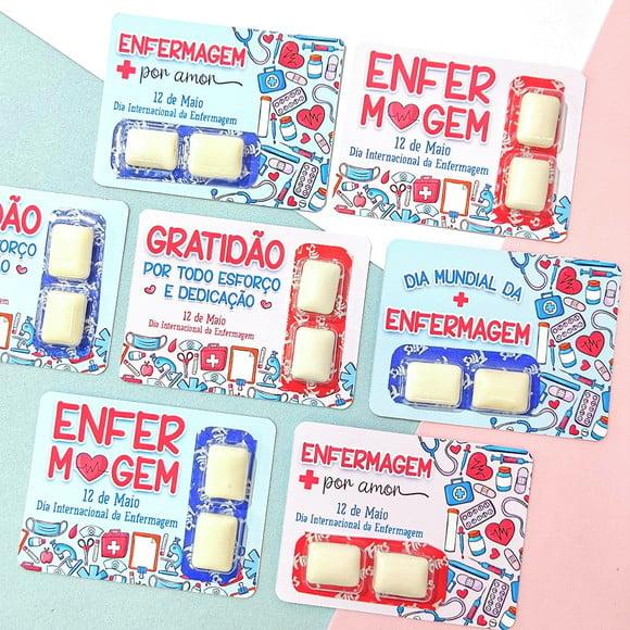 Card com Chiclete- Enfermagem