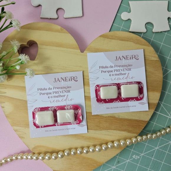 Card com Chiclete- Janeiro Branco