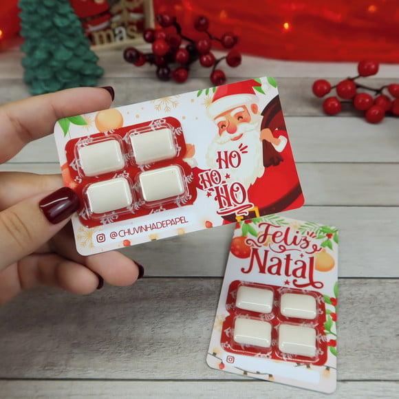 Card com Chiclete- Natal