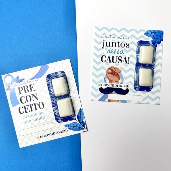 Card com Chiclete- Novembro Azul
