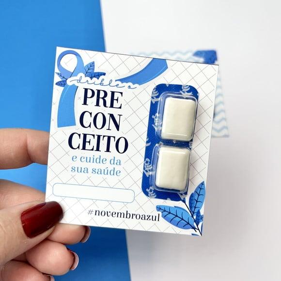 Card com Chiclete- Novembro Azul