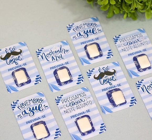 Card com Chiclete- Novembro Azul