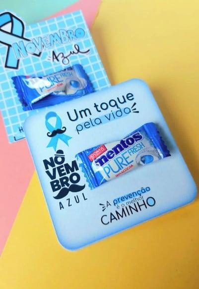 Card com Chiclete- Novembro Azul