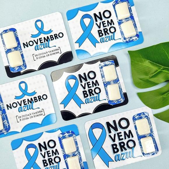Card com Chiclete- Novembro Azul