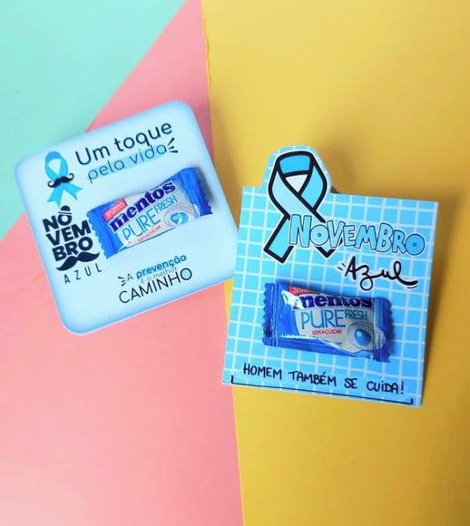 Card com Chiclete- Novembro Azul