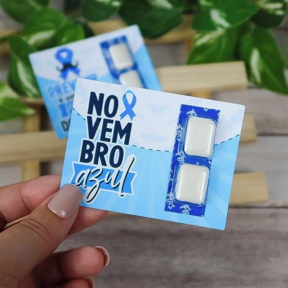 Card com Chiclete- Novembro Azul