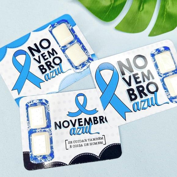 Card com Chiclete- Novembro Azul
