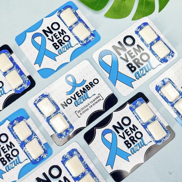 Card com Chiclete- Novembro Azul