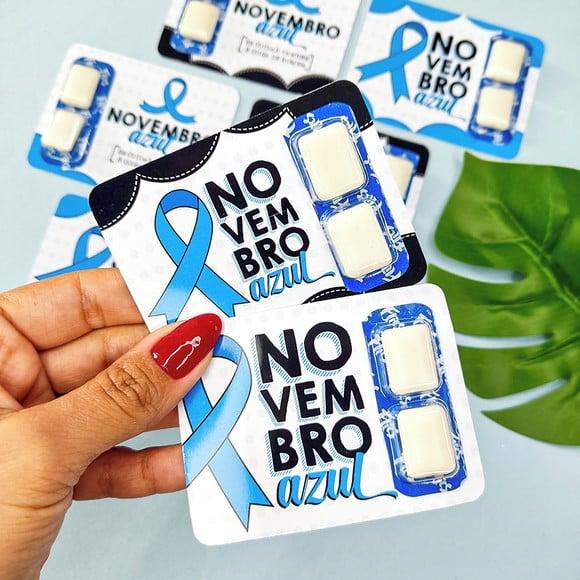 Card com Chiclete- Novembro Azul