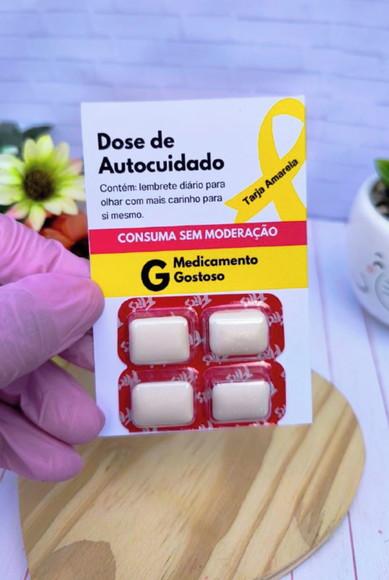 Card com Chiclete- Setembro Amarelo