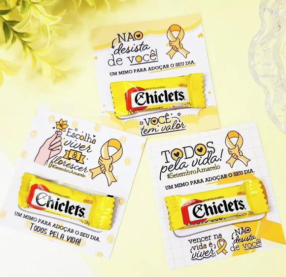 Card com Chiclete- Setembro Amarelo