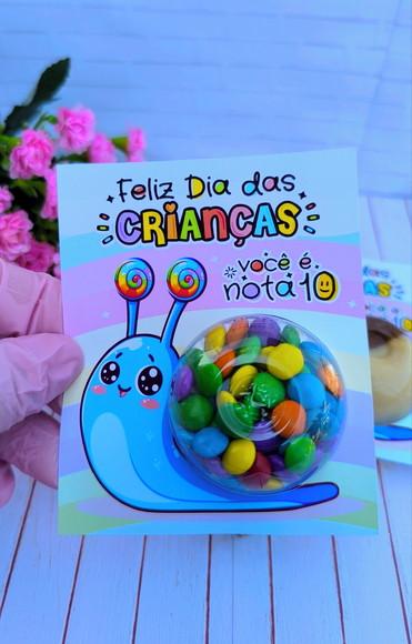 Card com Chocolate (ducream) ou Coloreti (confete Chocolate)