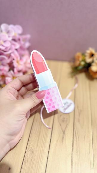 Card com Chocolate Baton- Dia da Mulher