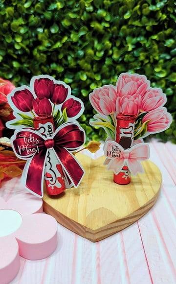 Card com Chocolate Baton- Dia das Mães