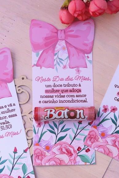 Card com Chocolate Baton- Dia das Mães10