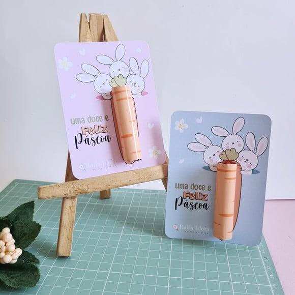 Card com Chocolate Baton- Páscoa