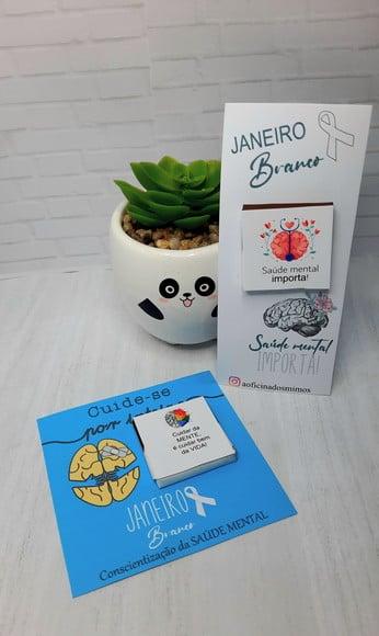 Card com Chocolate Cacau Show 5g- Janeiro Branco