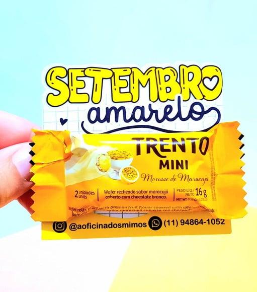 Card com Chocolate Trento- Setembro Amarelo