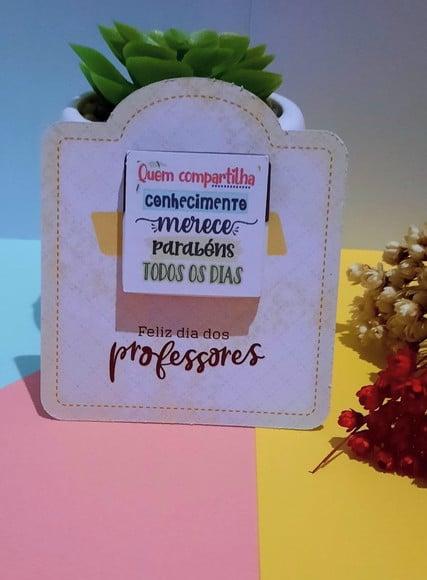 Card com Chocolatinho Cacau Show 5g- Dia dos Professores