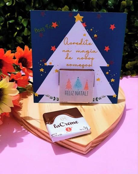 Card com Chocolatinho Cacau Show 5g- Natal