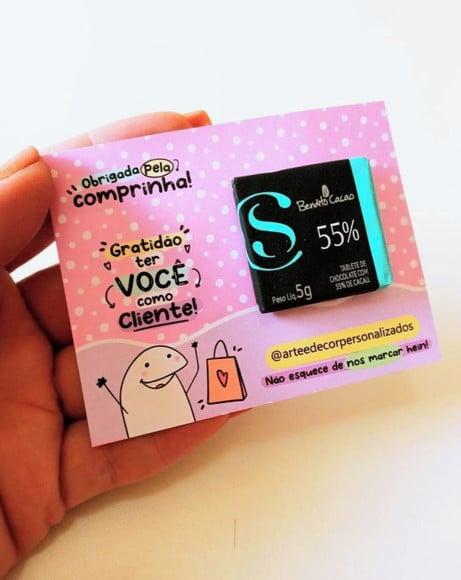 Card com Chocolatinho Cacau Show 5g- Mimo Cliente
