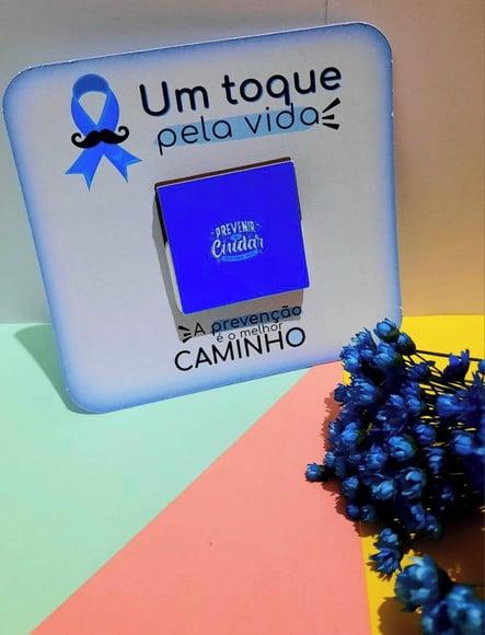 Card com Chocolatinho Cacau Show 5g- Novembro Azul
