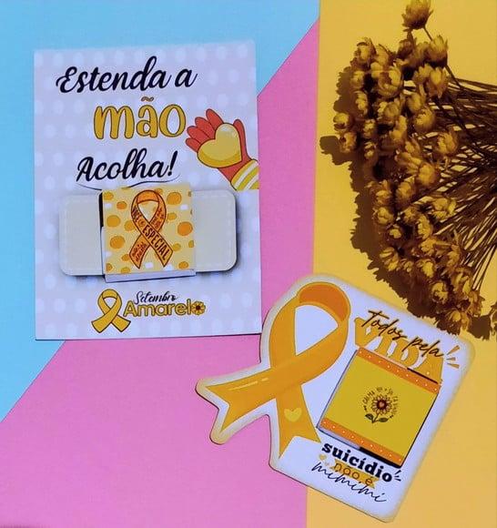 Card com Chocolatinho Cacau Show 5g- Setembro Amarelo