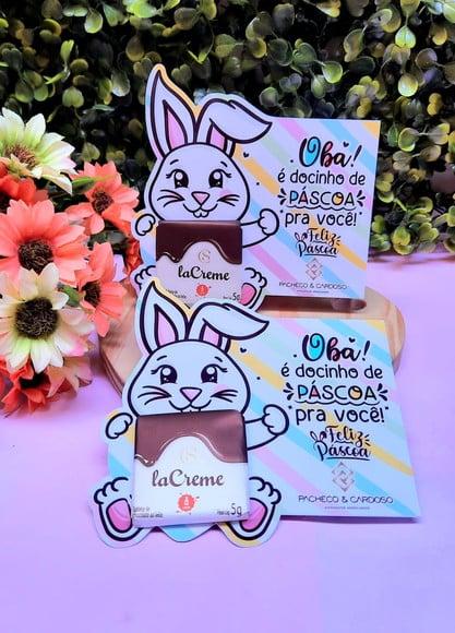 Card com Chocolatinho Cacau Show 5g- Páscoa