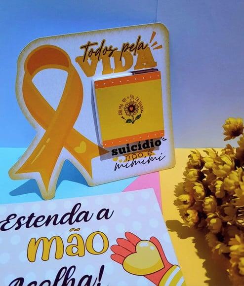 Card com Chocolatinho Cacau Show 5g- Setembro Amarelo