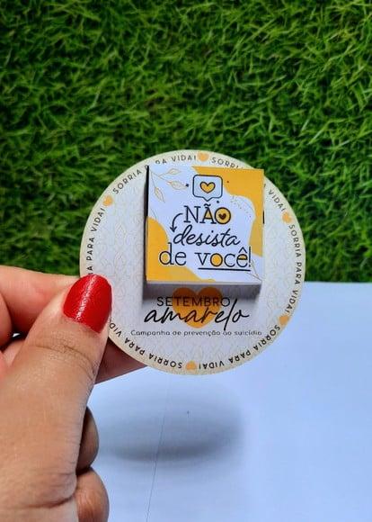 Card com Chocolatinho Cacau Show 5g- Setembro Amarelo