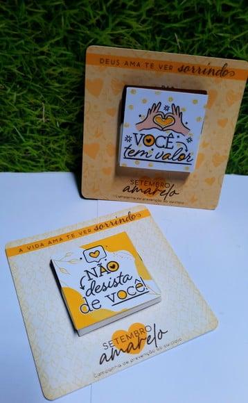 Card com Chocolatinho Cacau Show 5g- Setembro Amarelo