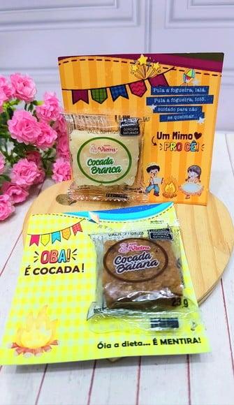 Card com Cocada- Festa Junina