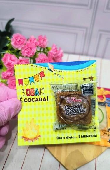 Card com Cocada- Festa Junina