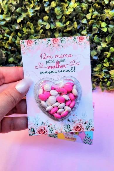 Card com Coloreti (chocolate)- Dia da Mulher